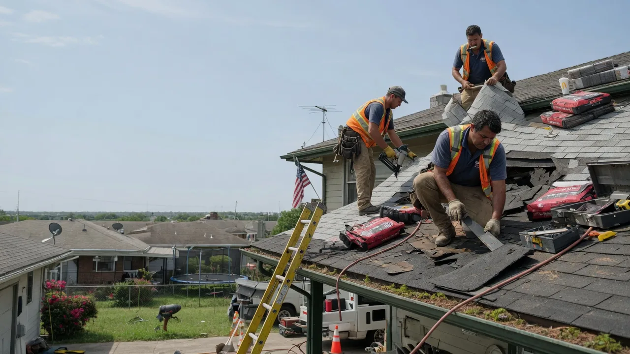 Roof Repair in Coupland, TX near me